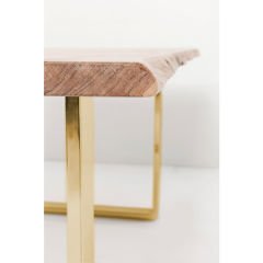 Harmony Brass Masif Yemek Masası 160x80 cm