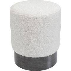 Stool Cherry Boucle Cream Smoke Tabure