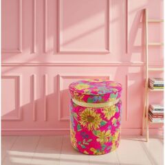 Stool Flower Fever Pink Ø39cm