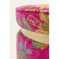 Stool Flower Fever Pink Ø39cm