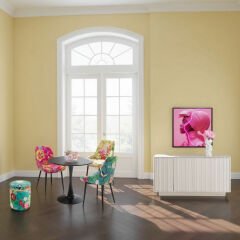 Stool Flower Fever Blue Ø39cm