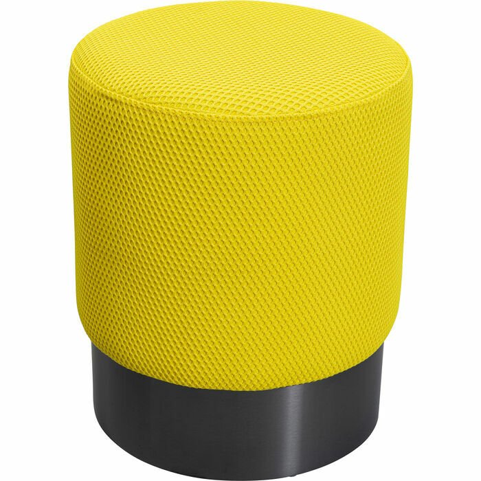 Stool Jody Yellow Mesh Black Tabure