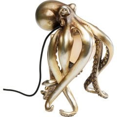 Animal Octopus Poliresin Masa Lambası