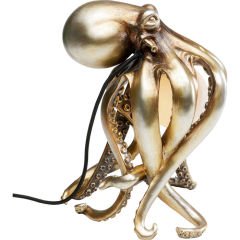 Animal Octopus Poliresin Masa Lambası