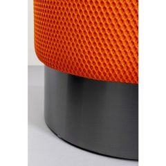 Stool Jody Orange Mesh Black Tabure