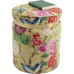 Stool Flower Fever Yellow Ø39cm