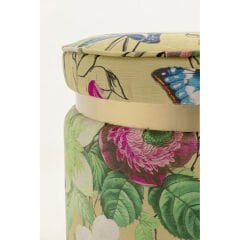 Stool Flower Fever Yellow Ø39cm