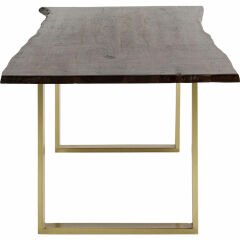 Harmony Dark Brass Yemek Masası