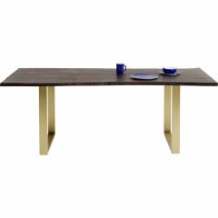 Harmony Dark Brass Yemek Masası