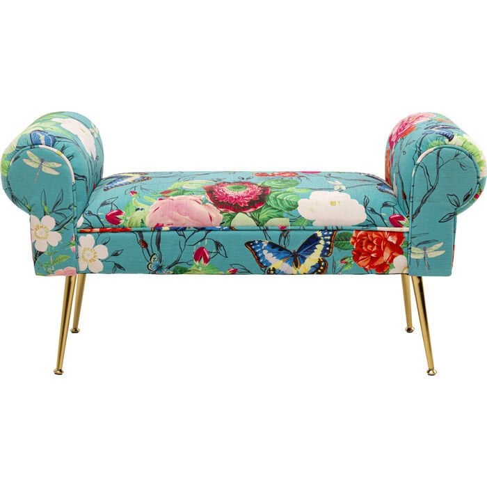 Bench Wing Flower Fever Blau 100cm