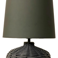 Eliza Lacivert Rattan Abajur