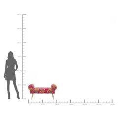 Bench Wing Flower Fever Pink 100cm