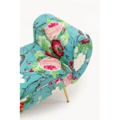 Bench Trono Flower Fever Blue 140cm