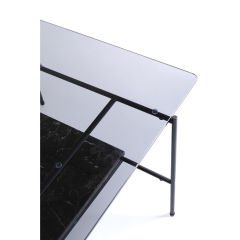 Lux Toz Boyalı Çelik Orta Sehpa