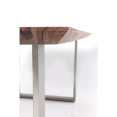 Symphony Crude Steel Masif Yemek Masası 180x90 cm