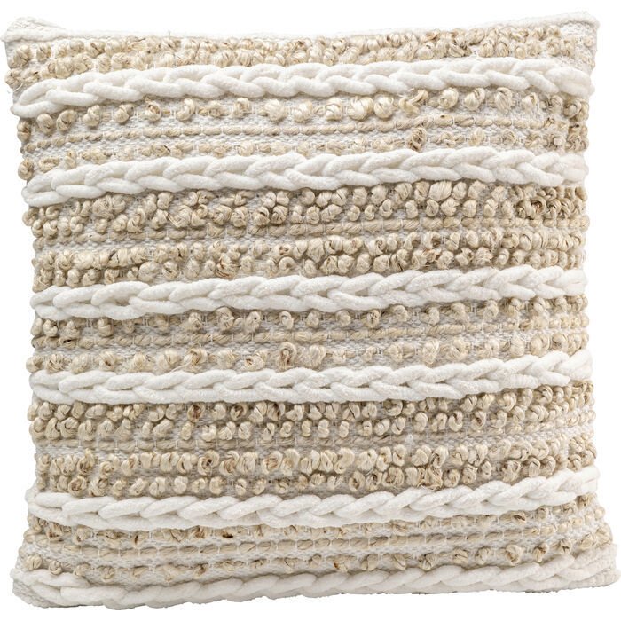 Cushion Loop Knit Bej Yer Minderi 45x45 cm