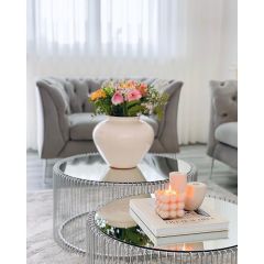 Wire Silver 2'li Orta Sehpa