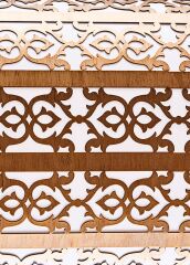 Lazer Kesim Pleksiglas Sarkıt Avize Gold