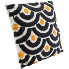 Colorful Daire Desenli Polyester Kırlent 45x45 cm