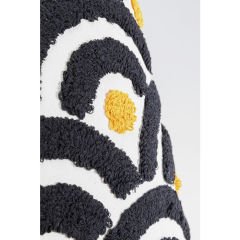 Colorful Daire Desenli Polyester Kırlent 45x45 cm