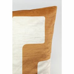 Labyrinth Red Polyester Kırlent 45x45 cm