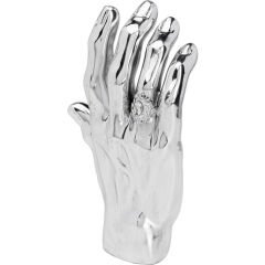 Mano Diamond Ring Silver Dekoratif Obje