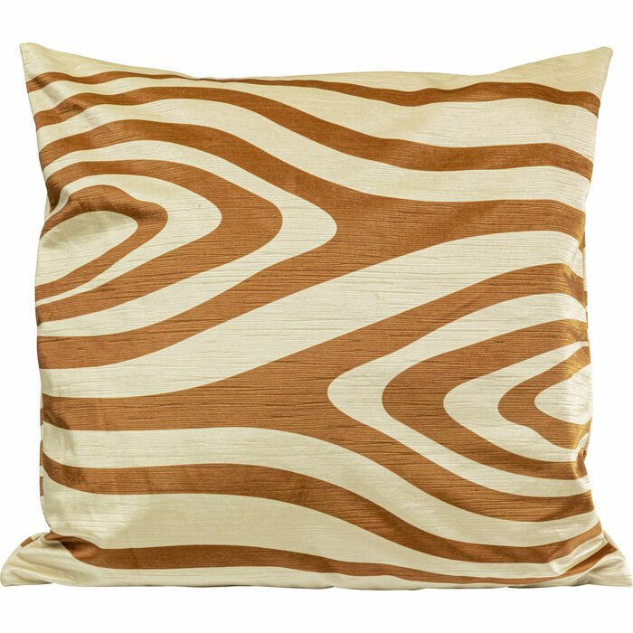 Abstract Shapes White Polyester Kırlent 45x45 cm