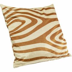 Abstract Shapes White Polyester Kırlent 45x45 cm