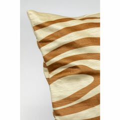 Abstract Shapes White Polyester Kırlent 45x45 cm