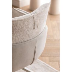 Swivel Arm Chair Hilla White