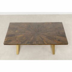 Table Conley Cross Brass Yemek Masası