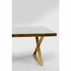 Table Conley Cross Brass Yemek Masası