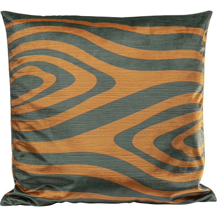Abstract Shapes Brown Polyester Kırlent 45x45 cm