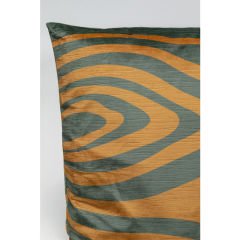 Abstract Shapes Brown Polyester Kırlent 45x45 cm