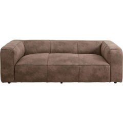 Cubetto Taupe Üçlü Kanepe 220cm