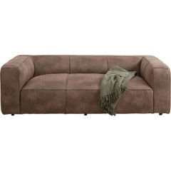 Cubetto Taupe Üçlü Kanepe 220cm
