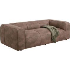 Cubetto Taupe Üçlü Kanepe 220cm