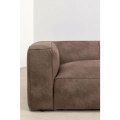 Cubetto Taupe Üçlü Kanepe 220cm