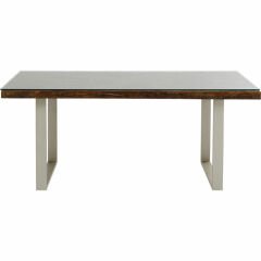Conley Silver Masif Ahşap Yemek Masası 180x90 cm