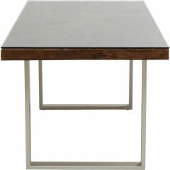 Conley Silver Masif Ahşap Yemek Masası 180x90 cm