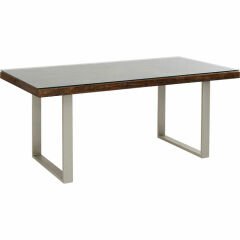 Conley Silver Masif Ahşap Yemek Masası 180x90 cm