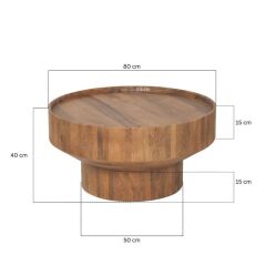 Coffee Table Tessa Ø80cm