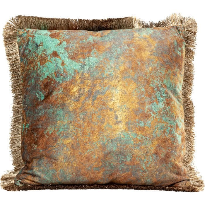 Antique Fringe Polyester Kırlent 45x45 cm