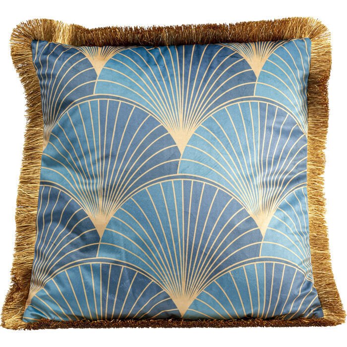 Leaves Fringe Polyester Kırlent 45x45 cm