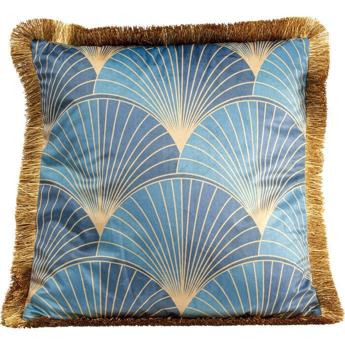 Leaves Fringe Polyester Kırlent 45x45 cm