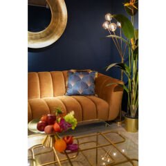 Leaves Fringe Polyester Kırlent 45x45 cm