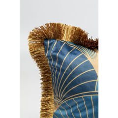 Leaves Fringe Polyester Kırlent 45x45 cm