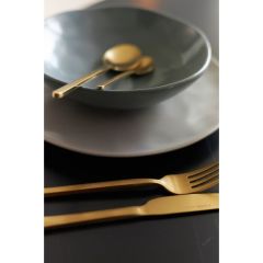 Gloria Mat Gold 16 Parça Çatal Bıçak Takımı