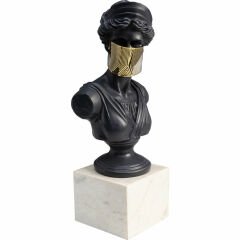 Busto Maskeli Kadın Dekoratif Obje