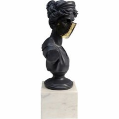 Busto Maskeli Kadın Dekoratif Obje